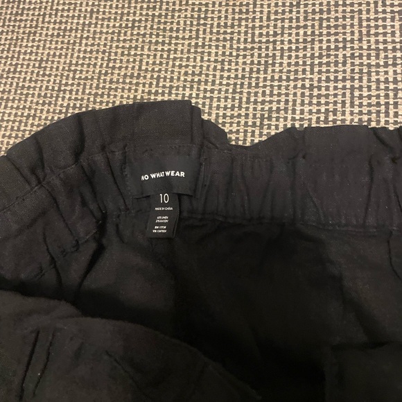 Who What Wear Black Wide-Leg Pants - Picture 2 of 3